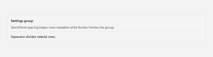 Border in light mode