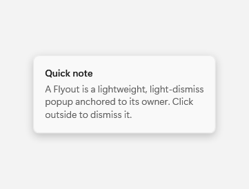 FlyoutBase in light mode
