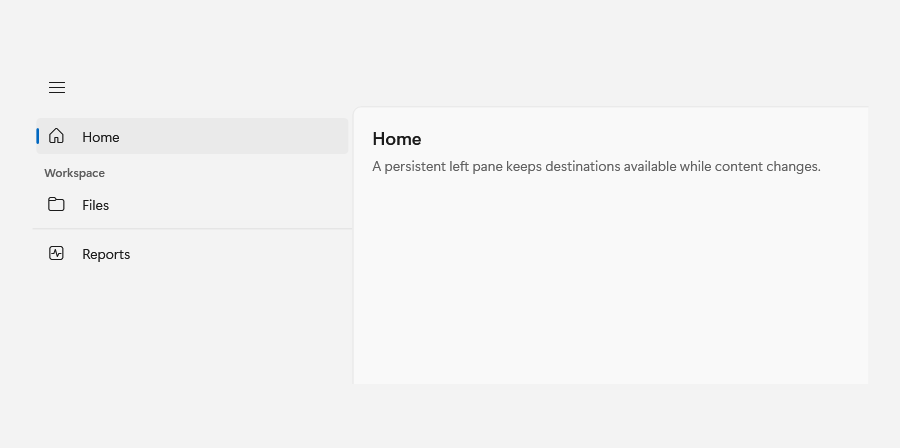NavigationView in light mode